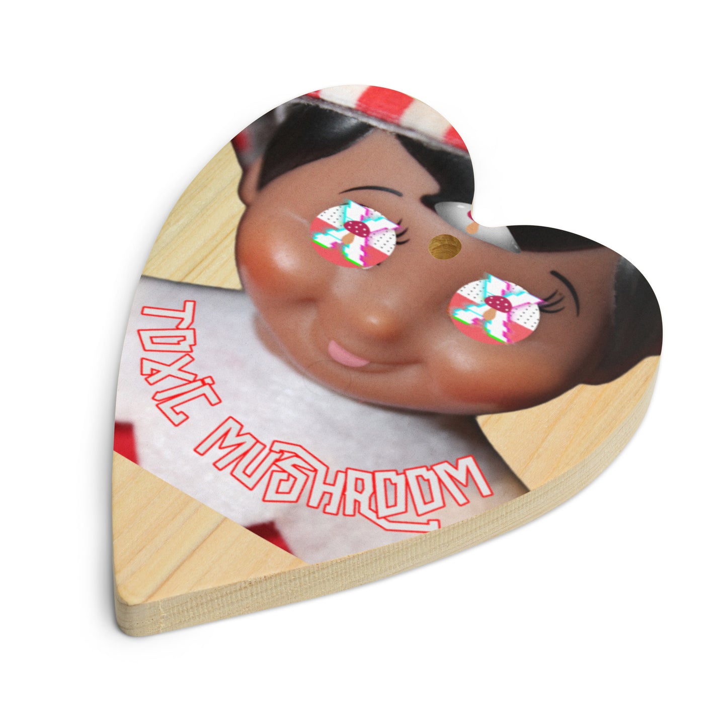 !st Toxic Holiday Wooden ornaments