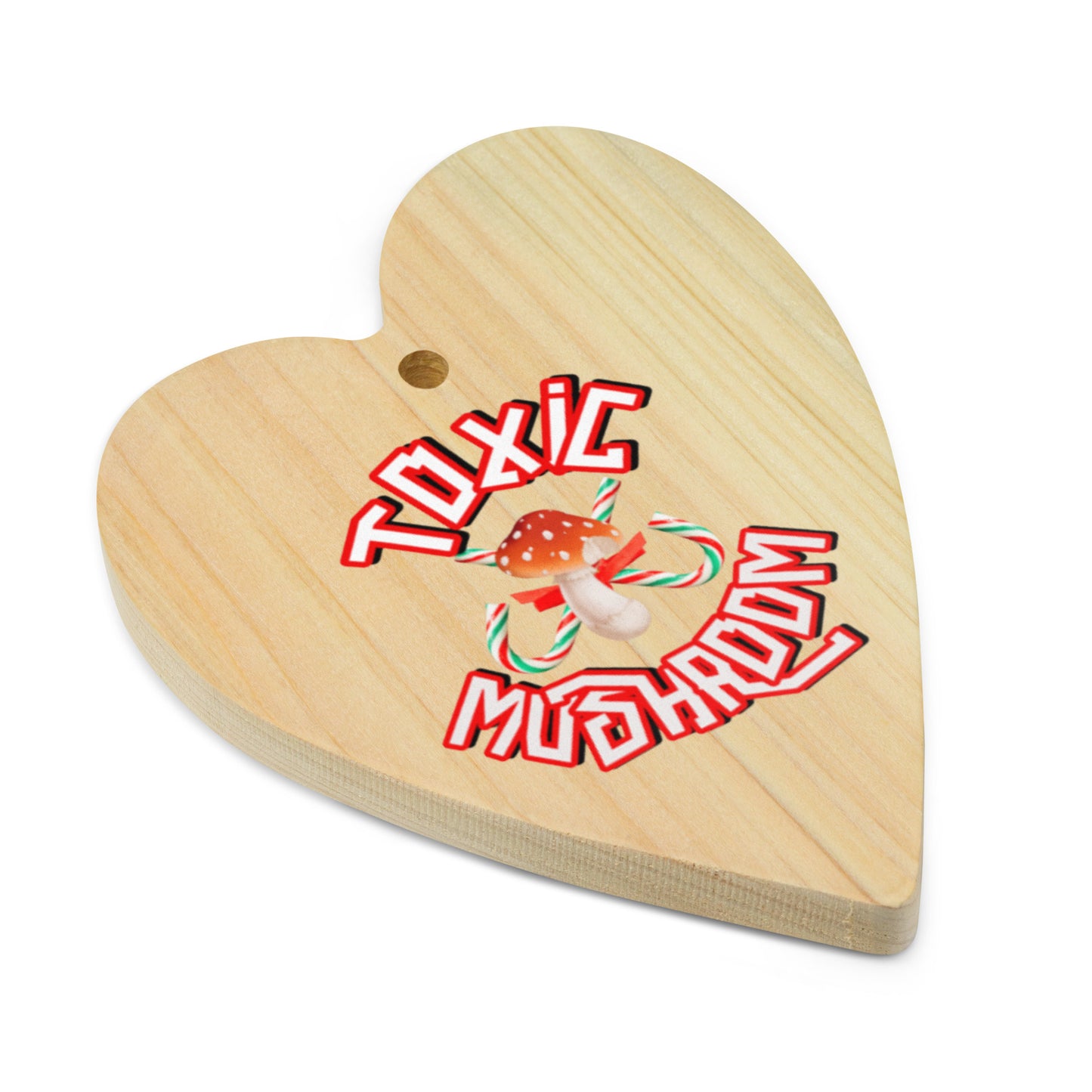 !st Toxic Holiday Wooden ornaments