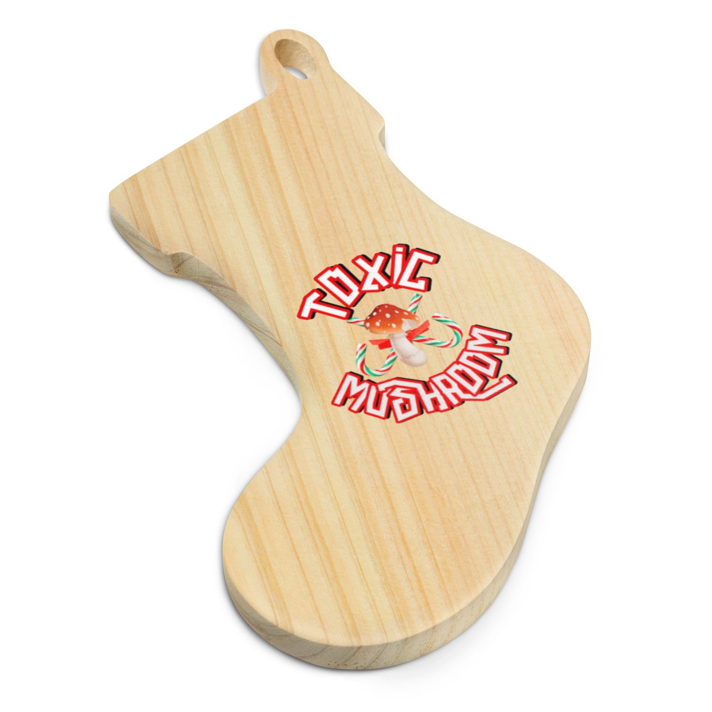 !st Toxic Holiday Wooden ornaments